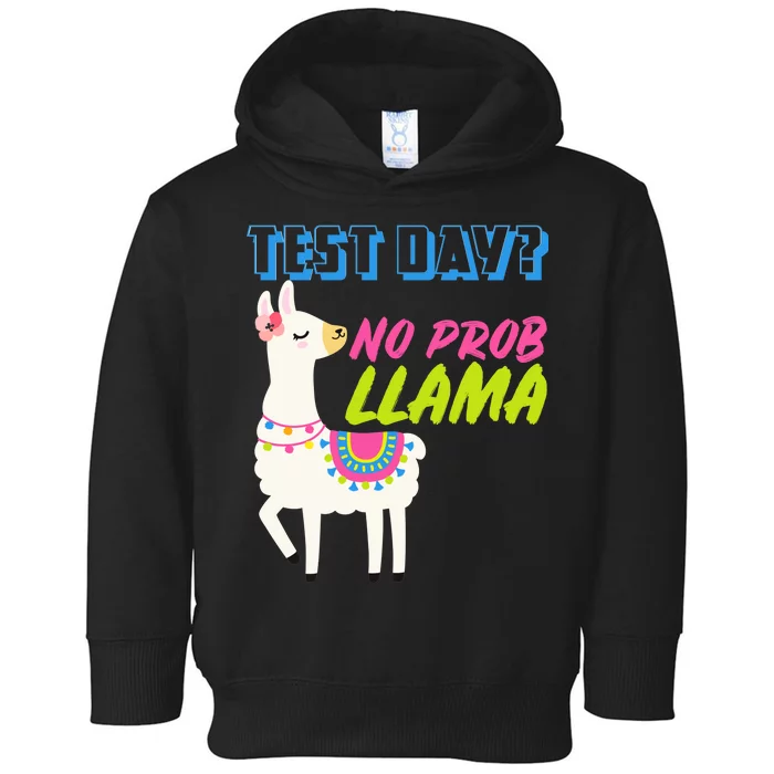 Test Day? No Probllama Toddler Hoodie