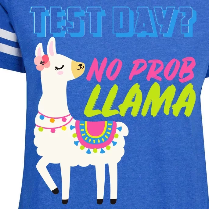 Test Day? No Probllama Enza Ladies Jersey Football T-Shirt