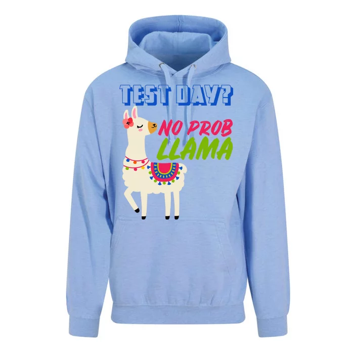 Test Day? No Probllama Unisex Surf Hoodie