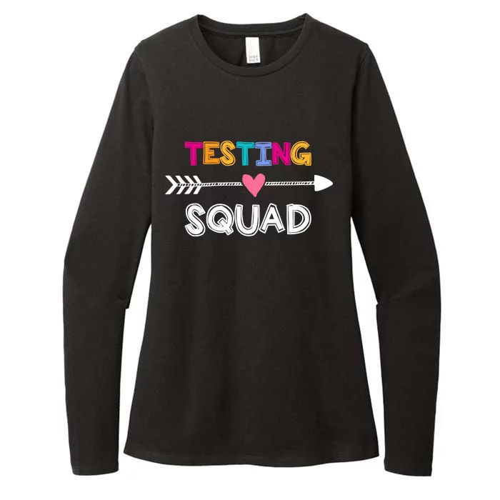 Testing Squad Womens CVC Long Sleeve Shirt