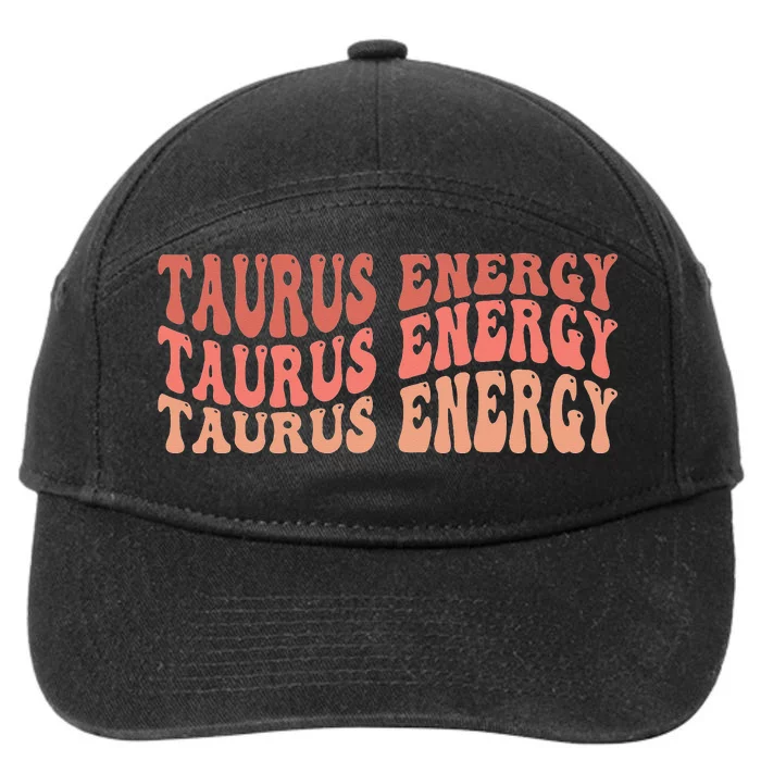 Taurus Energy 7-Panel Snapback Hat