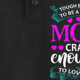 Tough Enough To Be A Single Mom Gift For Mother Dry Zone Grid Performance Polo