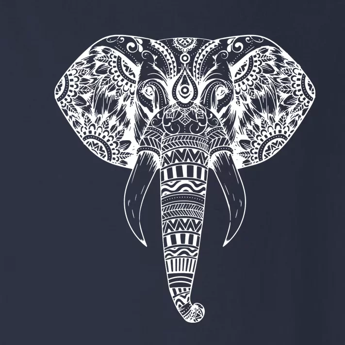 Trendy Elephant Tribal Indian Elephant Mandala Tribal Art Toddler Long Sleeve Shirt