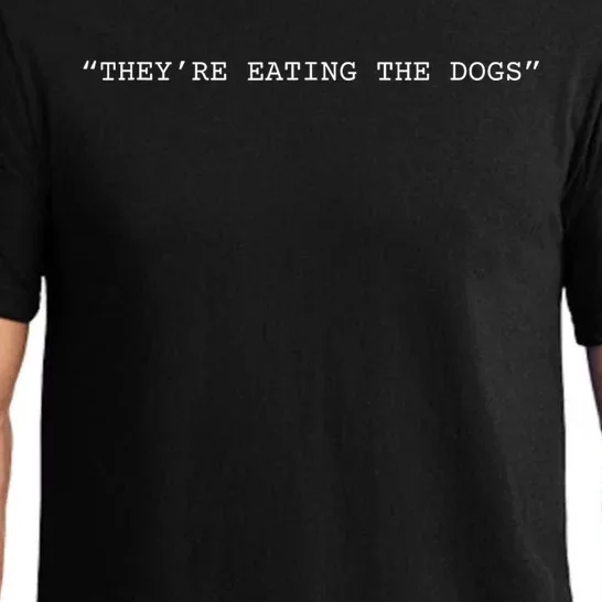 TheyRe Eating The Dogs Quote Donald Trump Pajama Set