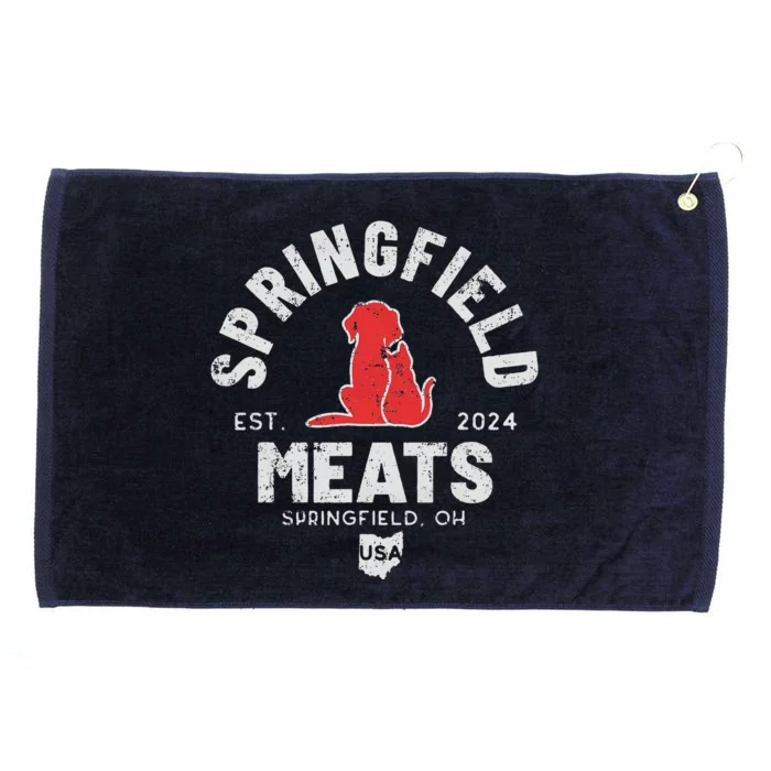 TheyRe Eating The Dogs Springfield Ohio Election Grommeted Golf Towel