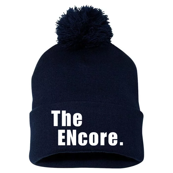 The Encore. Pom Pom 12in Knit Beanie