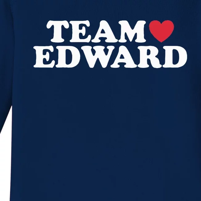 Team Edward Baby Long Sleeve Bodysuit