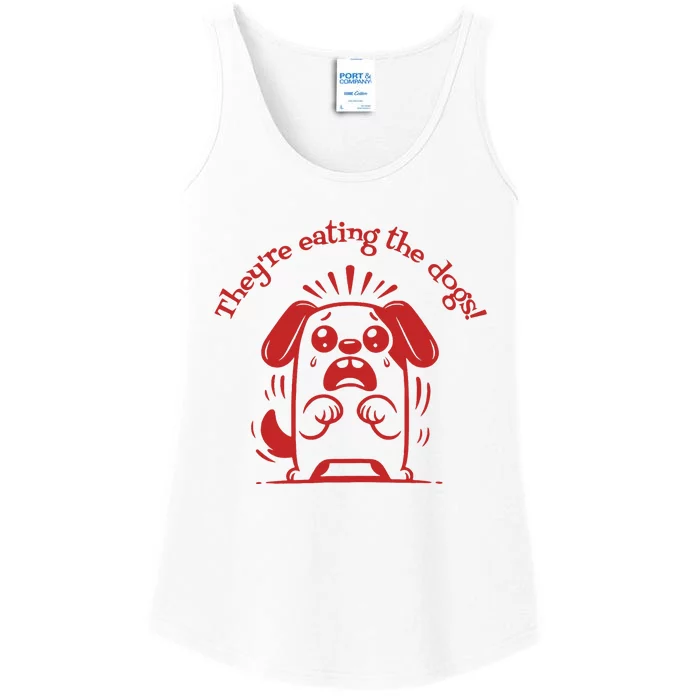 TheyRe Eating The Dogs Ladies Essential Tank