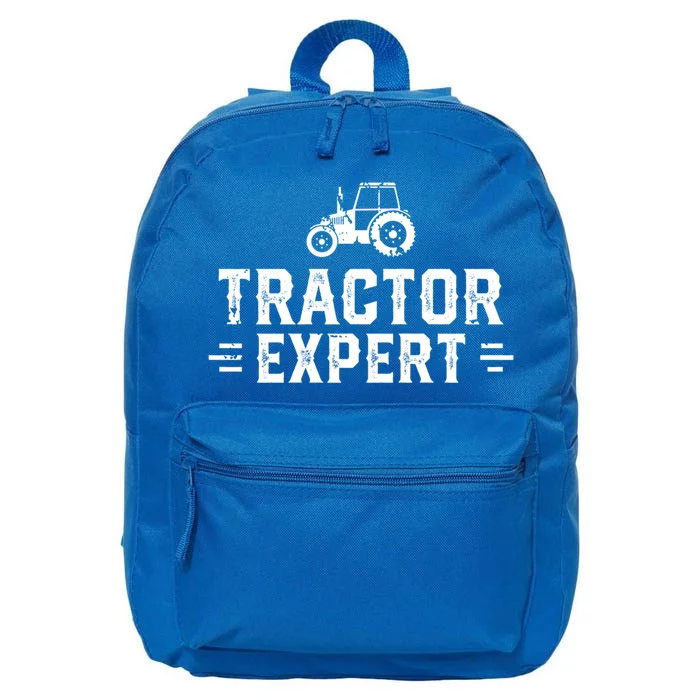 Tractor Expert Tractor Driver Farmer Tractor Gift 16 in Basic Backpack