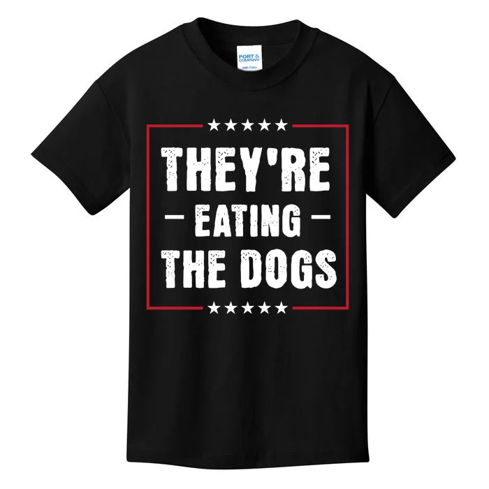 Theyre Eating The Dogs Kids T-Shirt