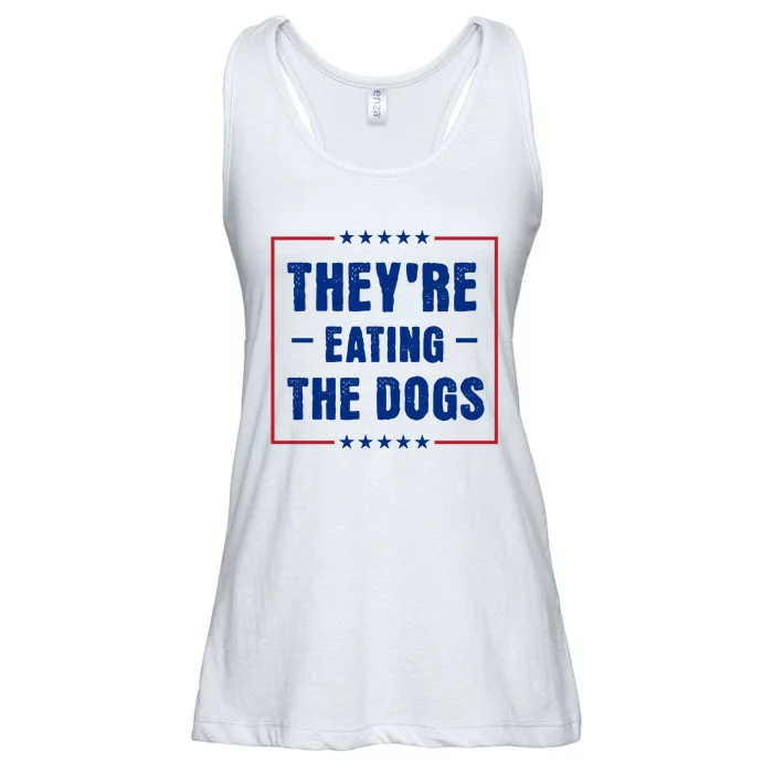 Theyre Eating The Dogs Ladies Essential Flowy Tank