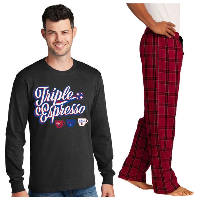 Triple Espresso Long Sleeve Pajama Set