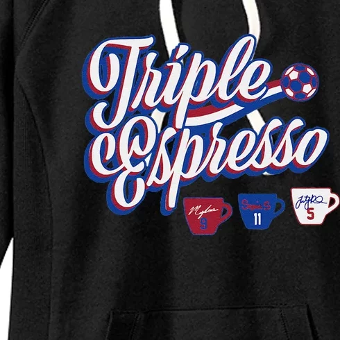 Triple Espresso Women's Fleece Hoodie