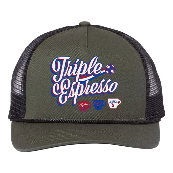 Triple Espresso Retro Rope Trucker Hat Cap