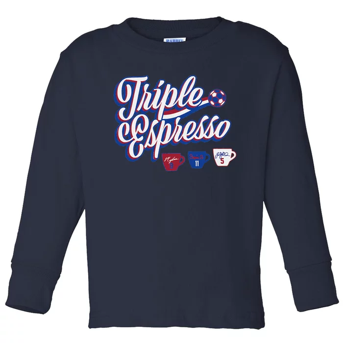 Triple Espresso Toddler Long Sleeve Shirt