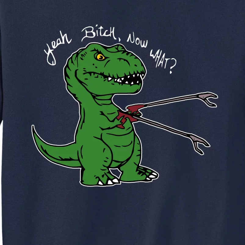 TRex Evolved T Rex With Grabbers Tall Sweatshirt