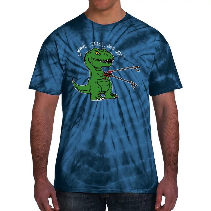 TRex Evolved T Rex With Grabbers Tie-Dye T-Shirt