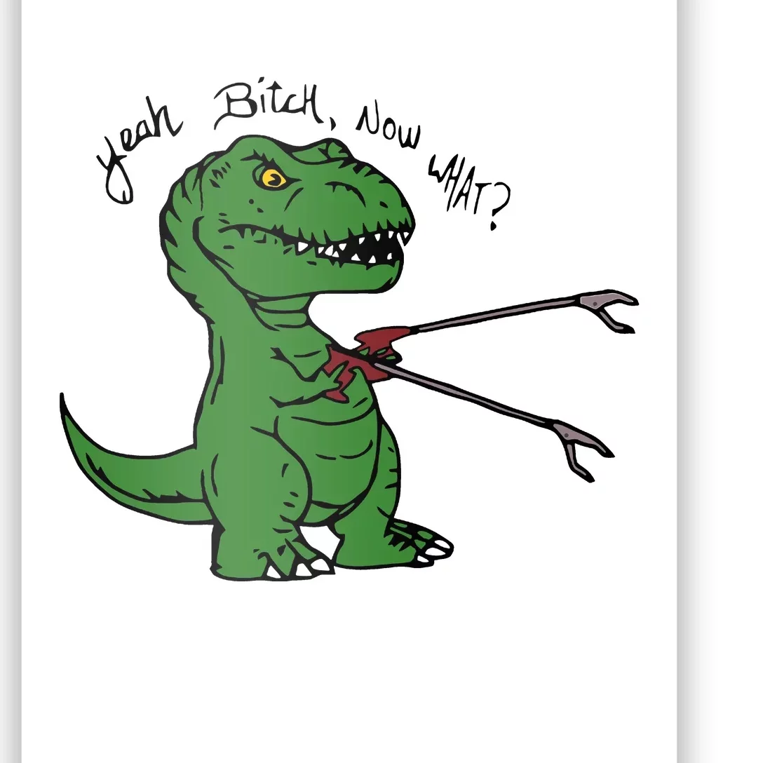 TRex Evolved T Rex With Grabbers Poster | TeeShirtPalace