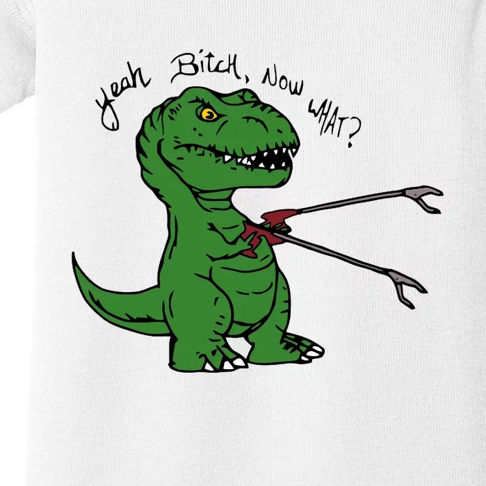 TRex Evolved T Rex With Grabbers Baby Bodysuit