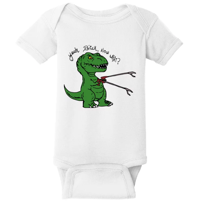 TRex Evolved T Rex With Grabbers Baby Bodysuit