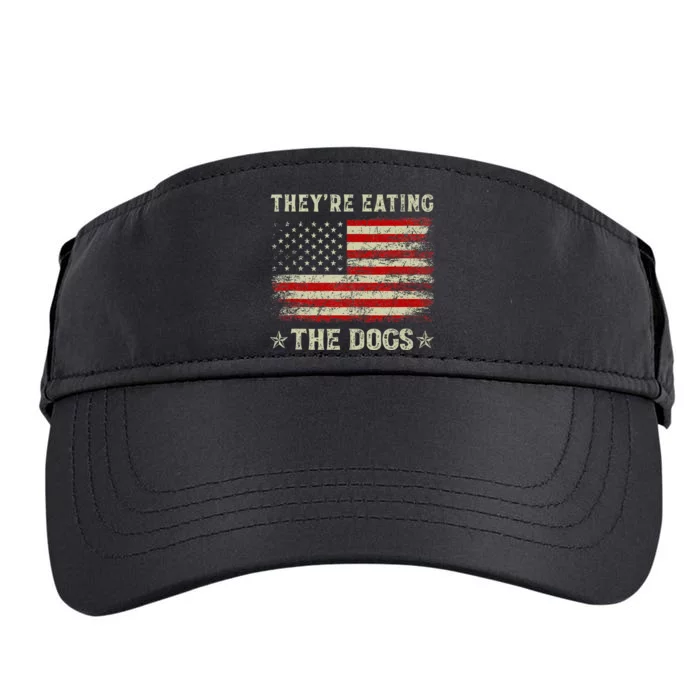 TheyRe Eating The Dogs 2024 Adult Drive Performance Visor