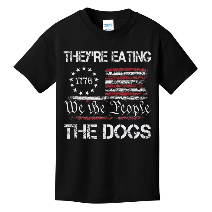 TheyRe Eating The Dogs 2024 Kids T-Shirt