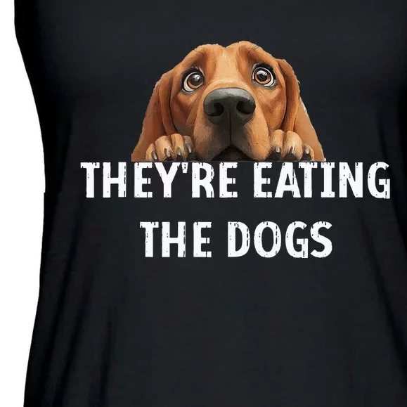 TheyRe Eating The Dogs America Election Trump 2024 Harris Ladies Essential Flowy Tank