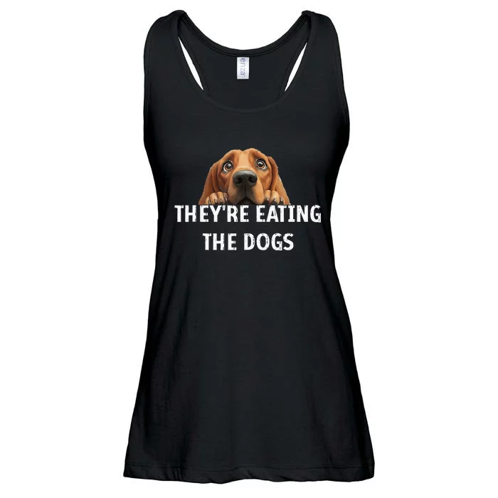 TheyRe Eating The Dogs America Election Trump 2024 Harris Ladies Essential Flowy Tank