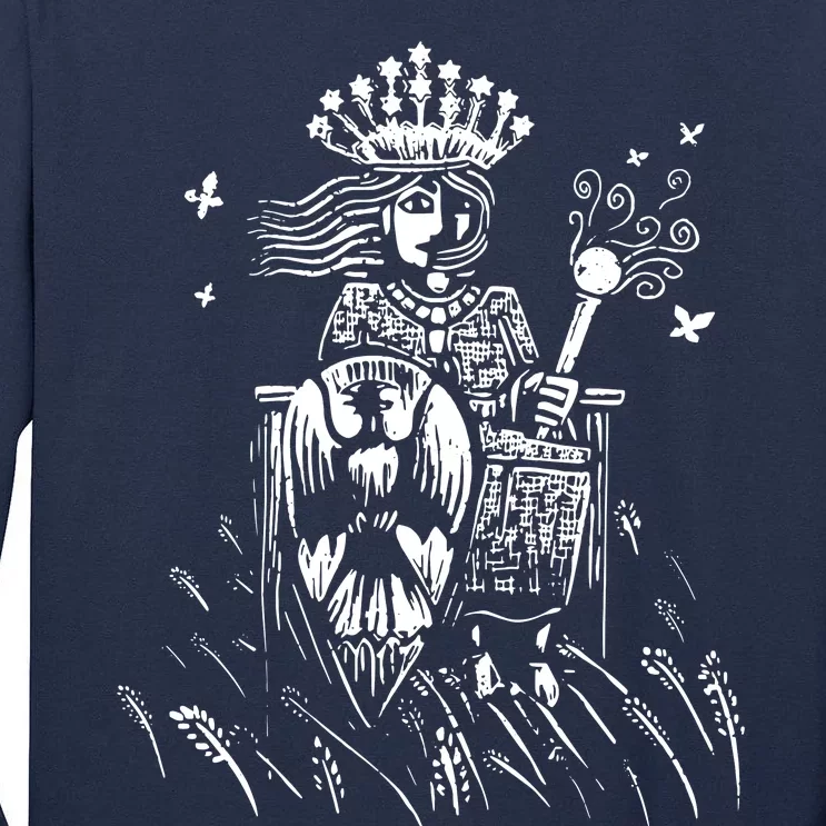 The Empress Tarot Card Iii Tall Long Sleeve T-Shirt