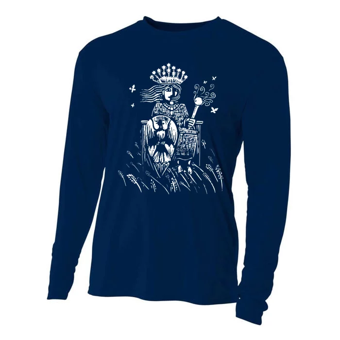 The Empress Tarot Card Iii Cooling Performance Long Sleeve Crew