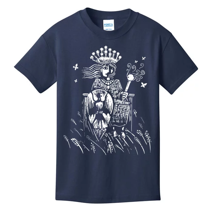 The Empress Tarot Card Iii Kids T-Shirt