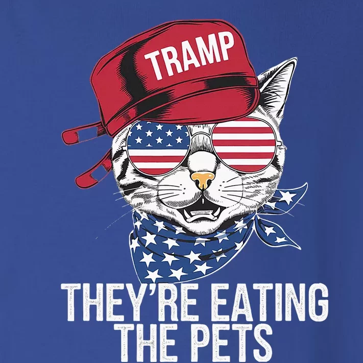 Theyre Eating The Pets Funny Cat Trump Toddler Long Sleeve Shirt