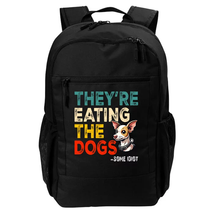 Theyre Eating The Dogs Vintage Daily Commute Backpack