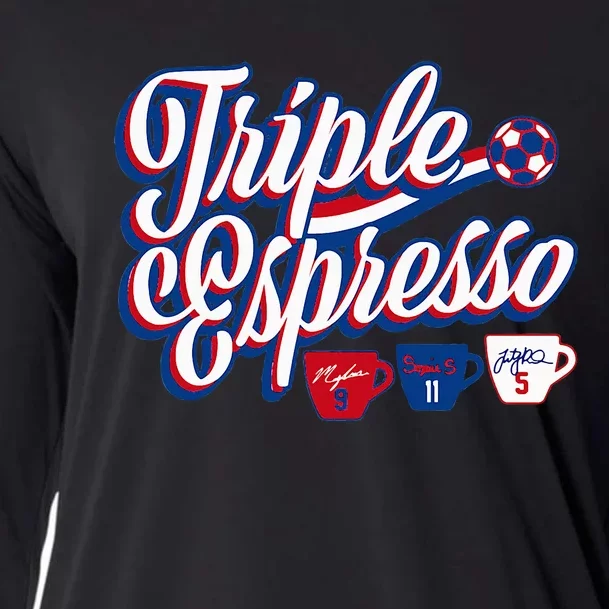 Triple Espresso Cooling Performance Long Sleeve Crew