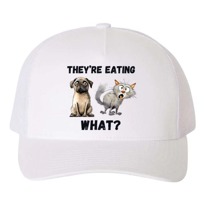 TheyRe Eating The Dogs TheyRe Eating The Cats The Pets Yupoong Adult 5-Panel Trucker Hat