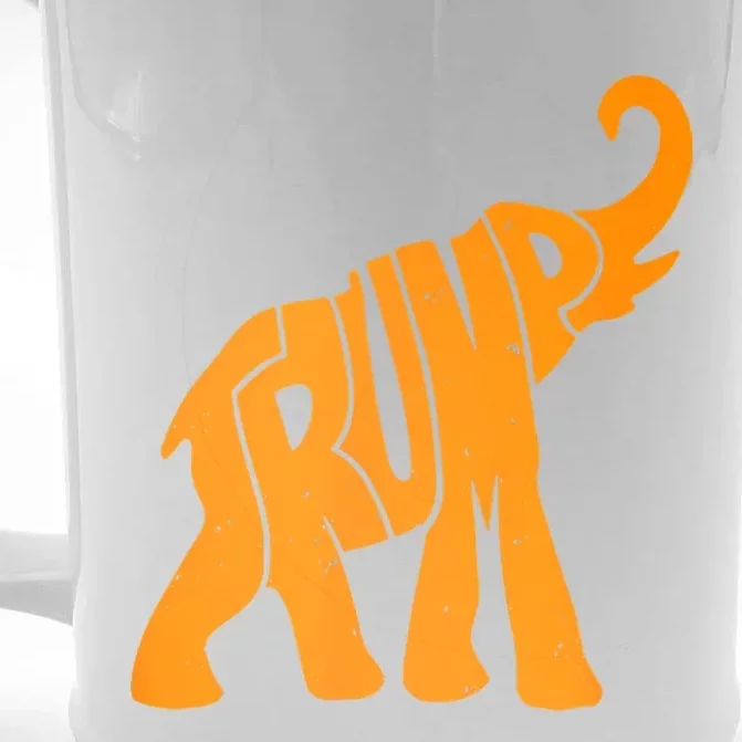 Trump Elephant Front & Back Beer Stein