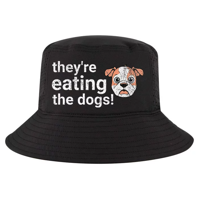 TheyRe Eating The Dogs Funny President Debate Trump Harris Cool Comfort Performance Bucket Hat