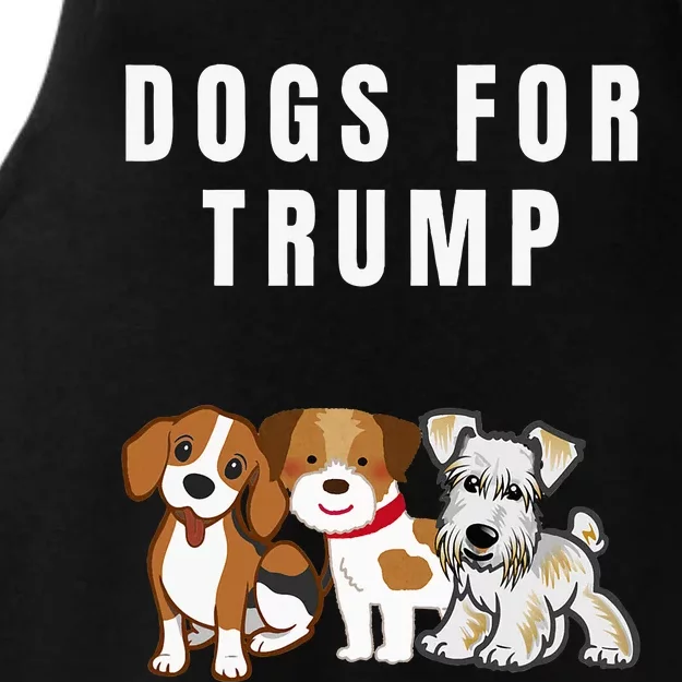 TheyRe Eating The Dogs Funny Trump Harris Election Debate Ladies Tri-Blend Wicking Tank