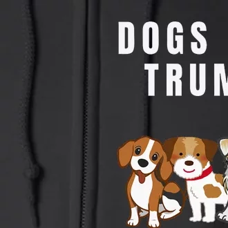 TheyRe Eating The Dogs Funny Trump Harris Election Debate Full Zip Hoodie