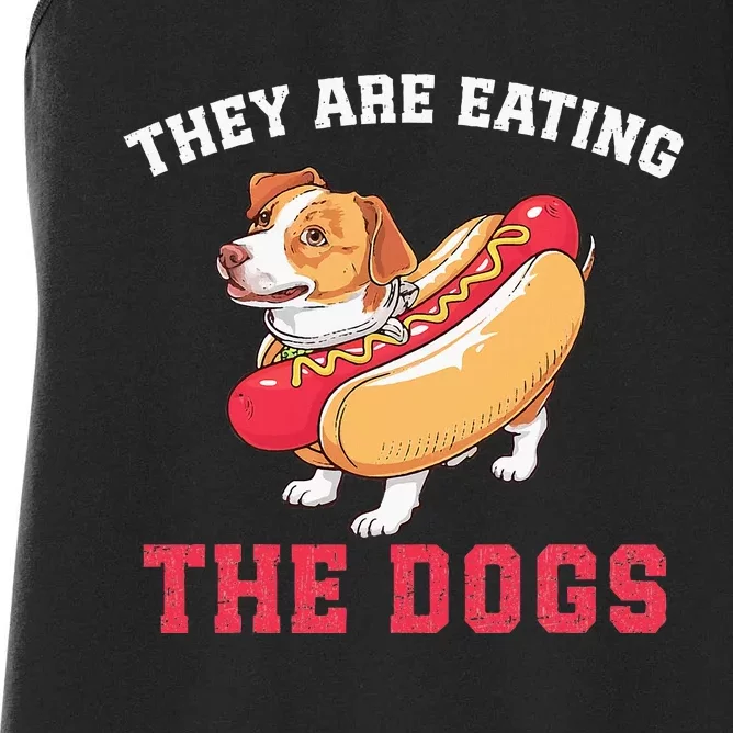 TheyRe Eating The Dogs Women's Racerback Tank