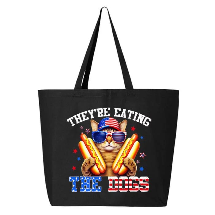 They’Re Eating The Dogs And Cats Kamala Trump Debate 2024 25L Jumbo Tote