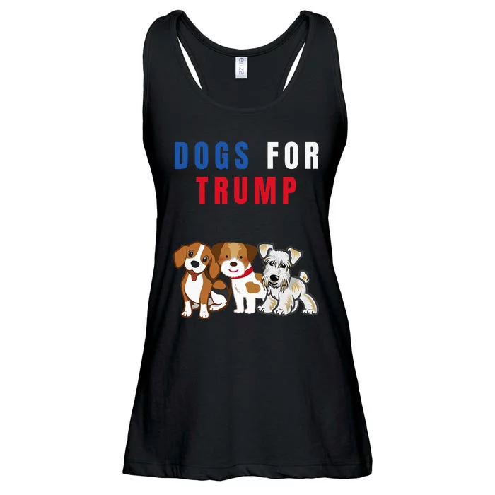 TheyRe Eating The Dogs Funny Trump Harris Election Debate Ladies Essential Flowy Tank