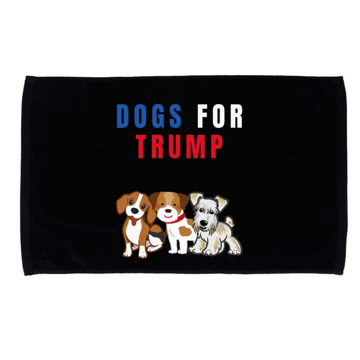 TheyRe Eating The Dogs Funny Trump Harris Election Debate Microfiber Hand Towel