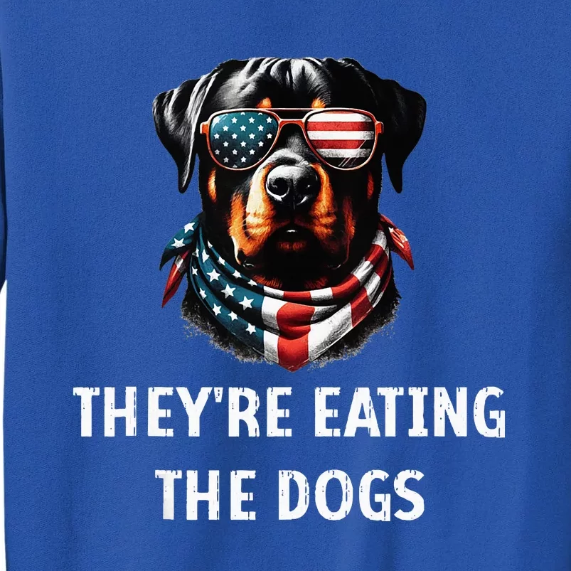 TheyRe Eating The Dogs Usa Flag Election Trump 2024 Sweatshirt