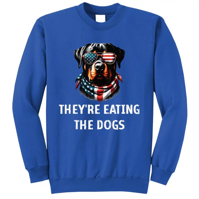 TheyRe Eating The Dogs Usa Flag Election Trump 2024 Sweatshirt