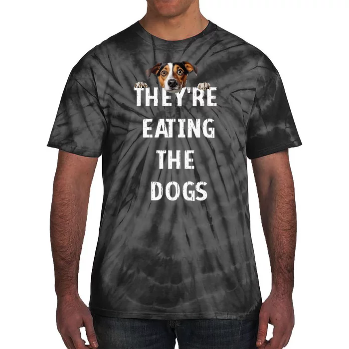 TheyRe Eating The Dogs Usa Vote Trump 2024 Harris Tie-Dye T-Shirt