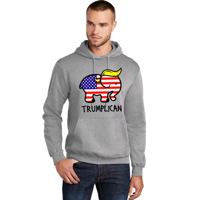 Trumplican Elephant TrumpFunny RepublicanUltra Maga 2024 Tall Hoodie