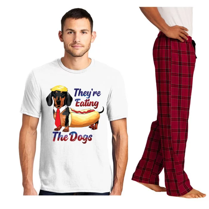 They’Re Eating The Dogs 2024 Retro Funny Pajama Set