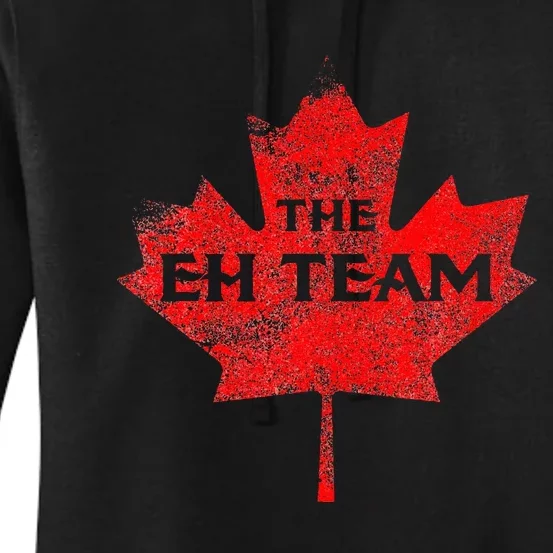 The EH Team Canada Funny Canadian Women's Pullover Hoodie