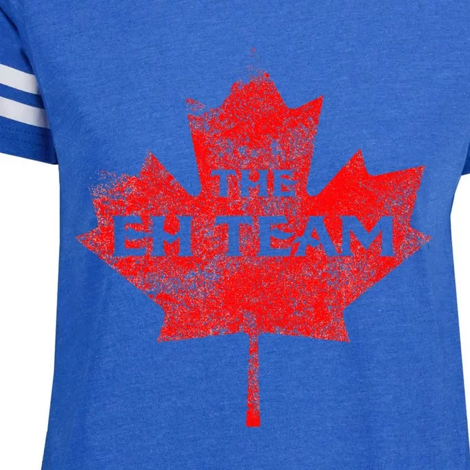 The EH Team Canada Funny Canadian Enza Ladies Jersey Football T-Shirt